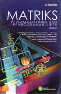 MATRIKS : Persamaan Linier Dan Pemrograman Linier