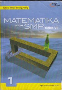 MATEMATIKA untuk SMP kelas VII