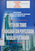 Keputusan Kepala Badan Pertahanan Nasional Nomor 34 Tahun 2007: Petunjuk Penanganan Dan Penyelesaian Masalah Pertahanan