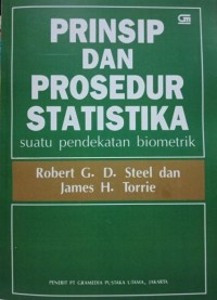 PRINSIP DAN PROSEDUR STATISTIKA: Suatu Pendekatan Biometrik
