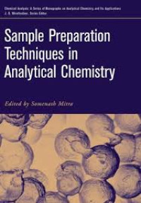 Sample Preparation Techniques in Analytical Chemistry.