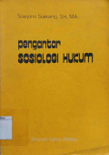 Pengantar sosiologi hukum