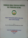 Sumbangan Lembaga Pendidikan Pariwisata Bagi Pembangunan Nasional [Pidato Pengukuhan Guru Besar]