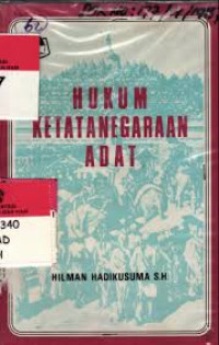 Hukum Ketatanegaraan Adat